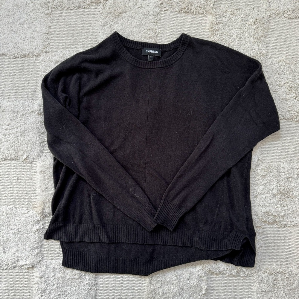 Express black sweater